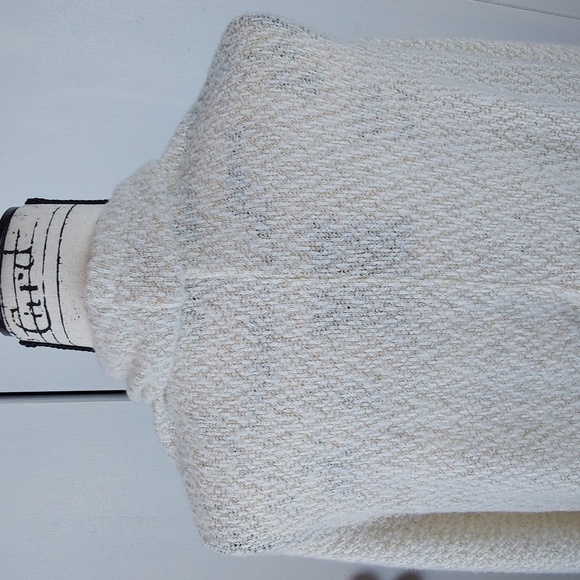 Soft Surroundings- Womens Cream Textured Open Cardigan/Shawl SUPER SOFT Sz.L/XL - Picture 4 of 5